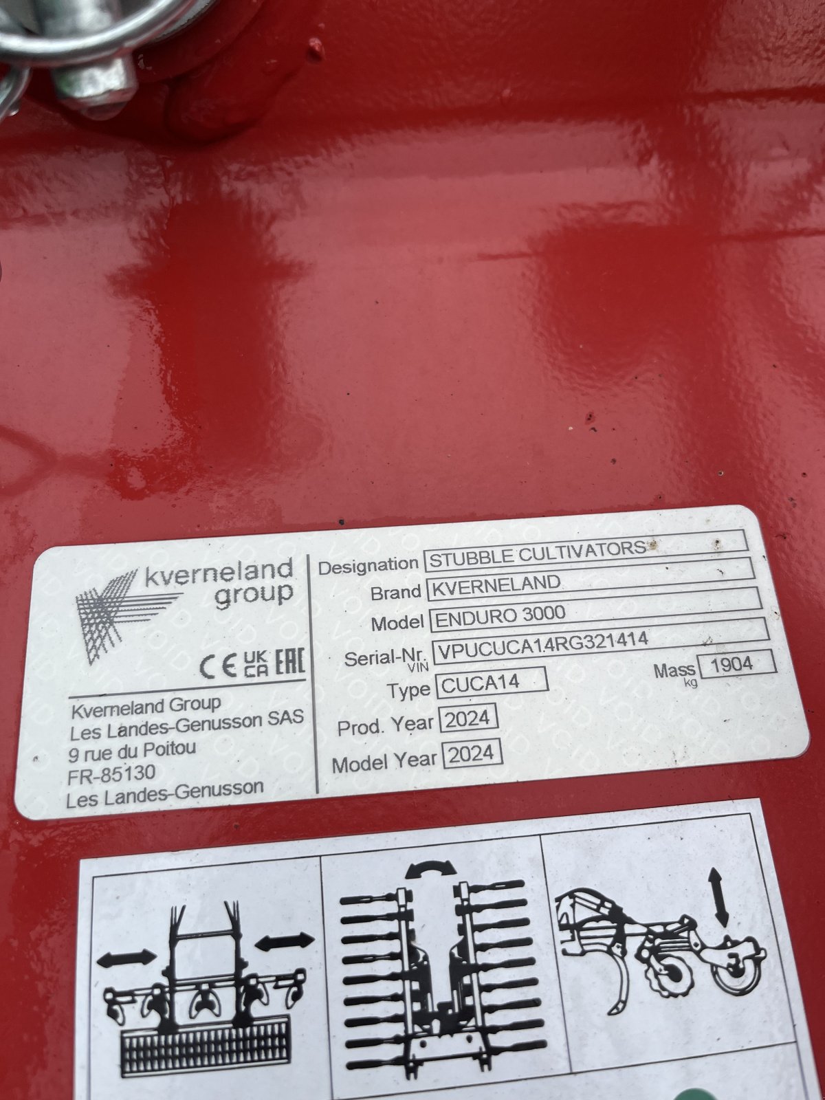 Grubber des Typs Kverneland Enduro 3000, Neumaschine in Hagenbüchach (Bild 7)