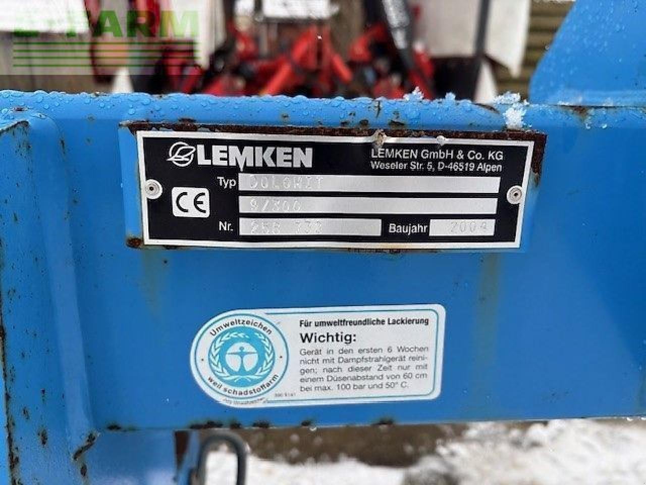 Grubber typu Lemken dolomit 9/300, Gebrauchtmaschine v gg VEGHEL (Obrázek 9)