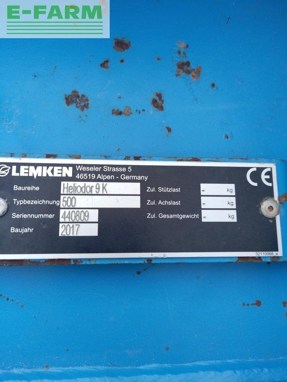 Grubber tipa Lemken heliodor 9, Gebrauchtmaschine u CHAUVONCOURT (Slika 8)