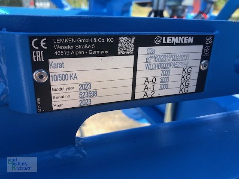 Grubber des Typs Lemken Karat 10/500 KA, Neumaschine in Deutsch-Wagram (Bild 4)