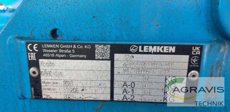 Grubber typu Lemken KORALIN 9/660 KUA, Vorführmaschine v Lichtenau (Obrázek 8)