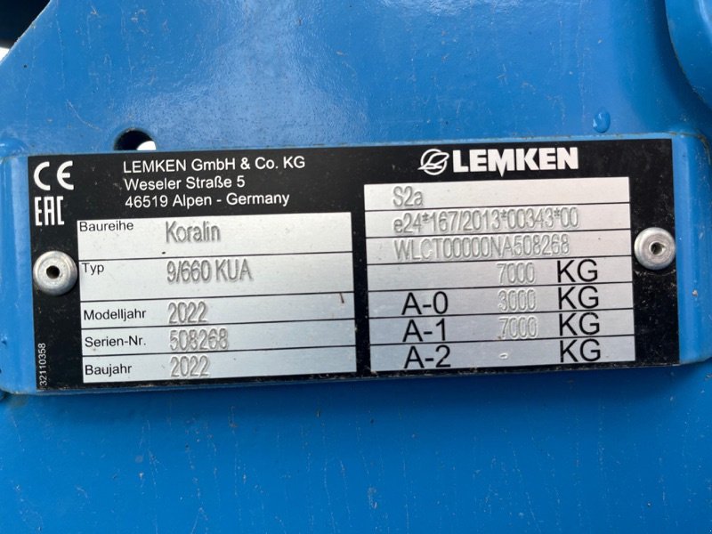 Grubber des Typs Lemken Koralin 9/660 KUA, Gebrauchtmaschine in Ebersbach (Bild 11)