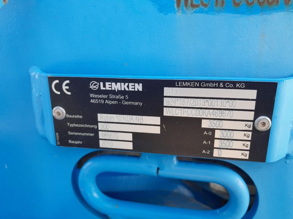 Grubber a típus Lemken RUBIN 10 / 500 KUE, Gebrauchtmaschine ekkor: LES ESSARTS (Kép 11)