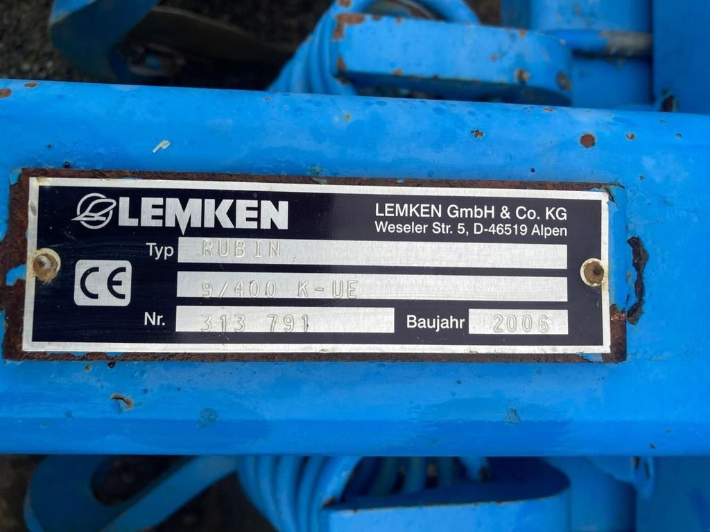 Grubber of the type Lemken RUBIN 9/400 K-UE, Gebrauchtmaschine in GUERET (Picture 6)