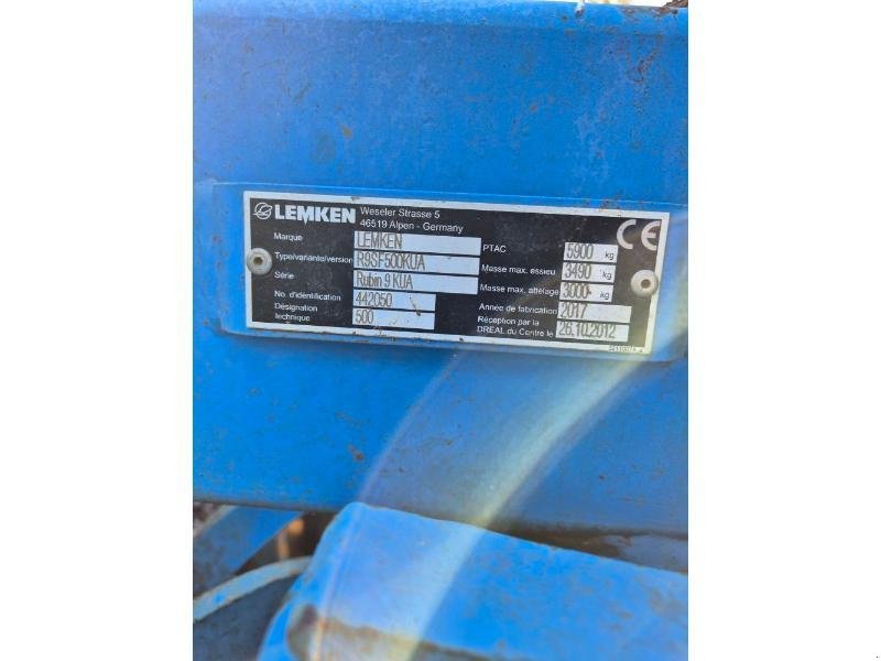 Grubber typu Lemken RUBIN9-500KUA, Gebrauchtmaschine w CHAUMONT (Zdjęcie 3)