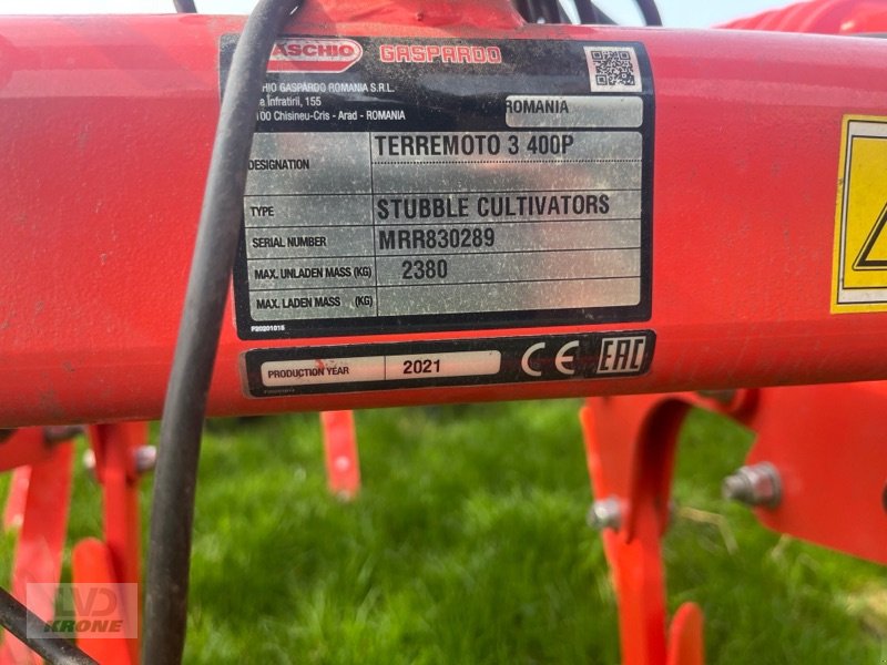 Grubber des Typs Maschio Terremoto 3 400P, Neumaschine in Gronau (Bild 8)