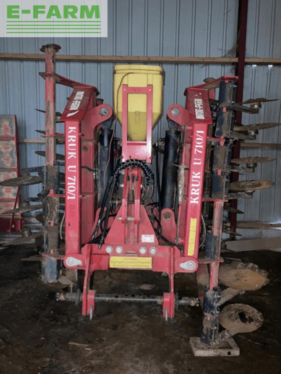 Grubber typu Metal-Fach kruck u710/1, Gebrauchtmaschine v PONTIVY (56 - MORBIHAN) (Obrázok 1)