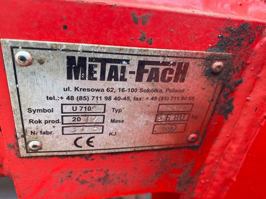 Grubber tip Metal-Fach U710, Gebrauchtmaschine in Dol-de-Bretagne (Poză 10)