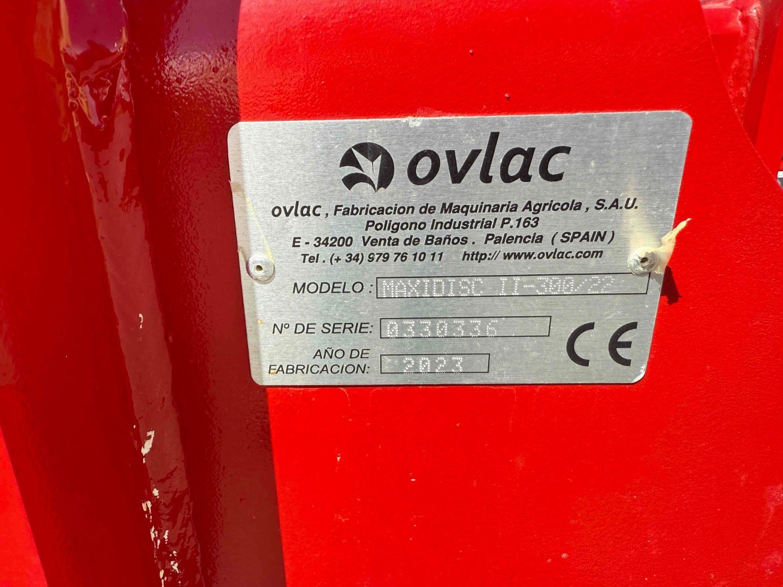 Grubber typu Ovlac MAXIDISC 2 - 300P, Gebrauchtmaschine v ST ELIX THEUX (Obrázek 10)