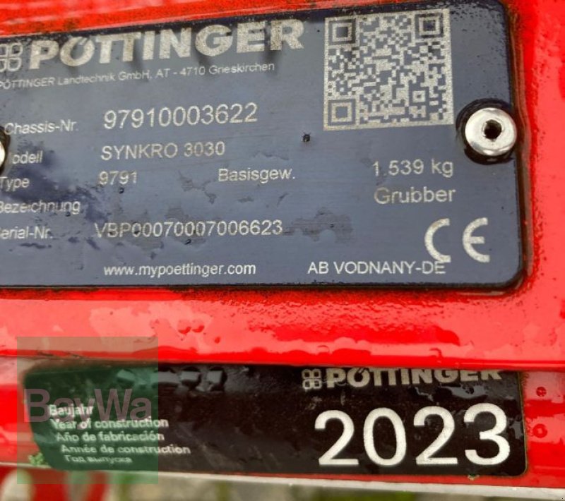 Grubber za tip Pöttinger SYNKRO 3030, Gebrauchtmaschine u Erbach (Slika 4)