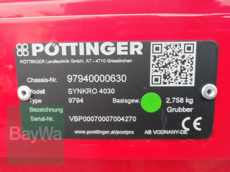 Grubber des Typs Pöttinger SYNKRO 4030 K, Neumaschine in Obertraubling (Bild 8)
