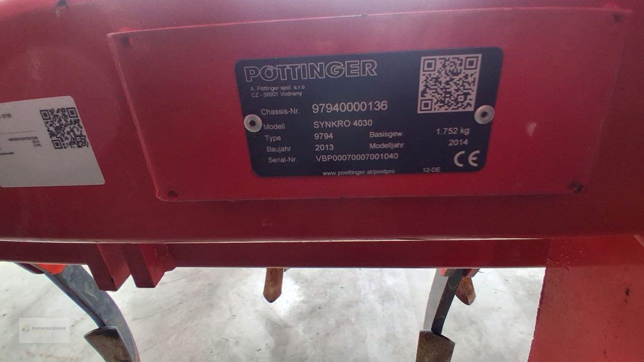 Grubber του τύπου Pöttinger Synkro 4030 K, Gebrauchtmaschine σε Twist - Rühlerfeld (Φωτογραφία 10)