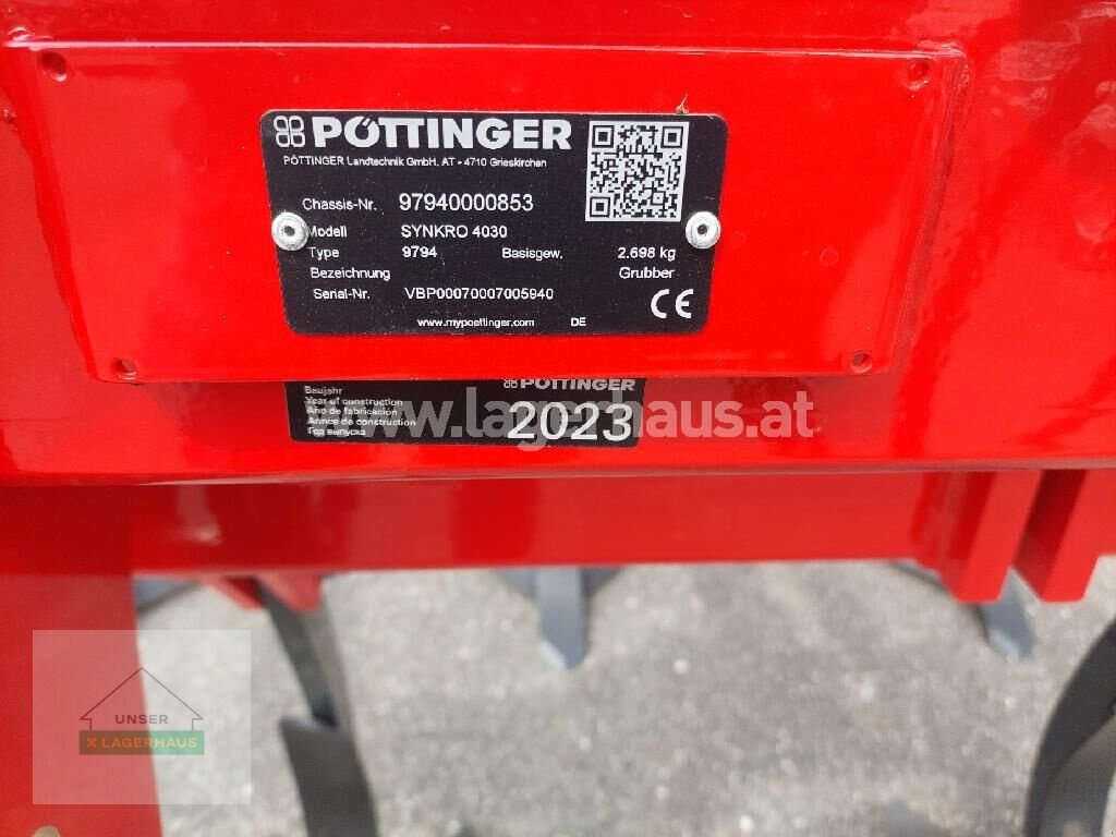 Grubber типа Pöttinger SYNKRO 4030 K, Neumaschine в Haag (Фотография 7)