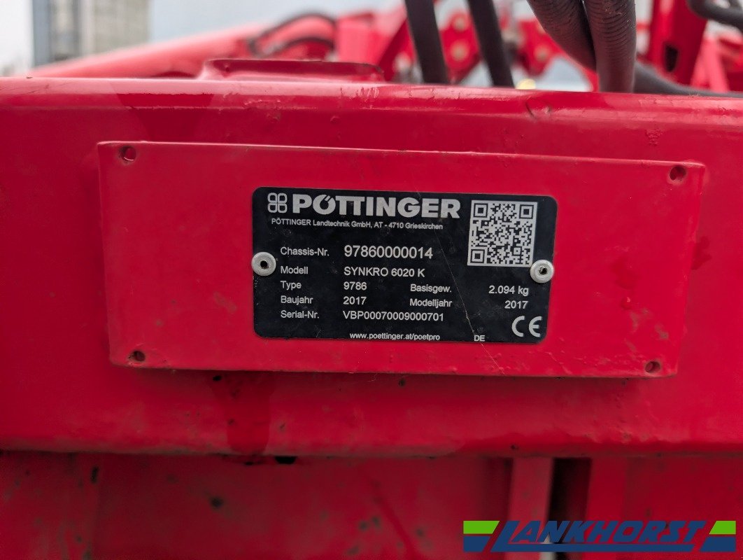 Grubber van het type Pöttinger SYNKRO 6020 K, Gebrauchtmaschine in Emsbüren (Foto 15)
