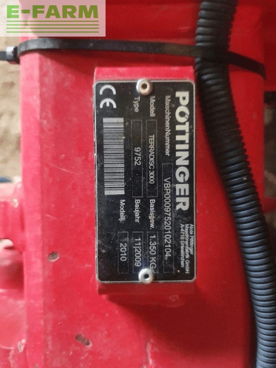 Grubber typu Pöttinger terradisc 3000, Gebrauchtmaschine v PONTIVY (56 - MORBIHAN) (Obrázek 6)