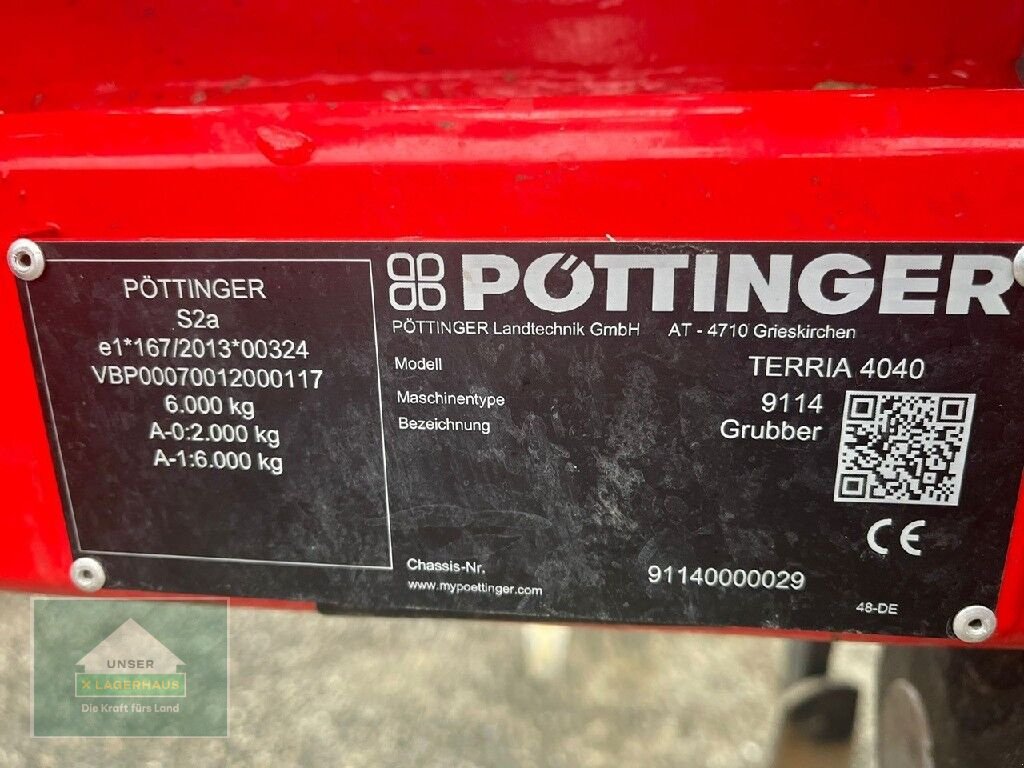 Grubber tip Pöttinger TERRIA 4040, Gebrauchtmaschine in Hofkirchen (Poză 2)