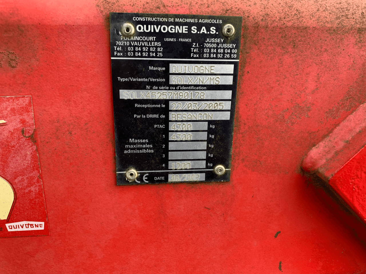 Grubber typu Quivogne DECHAUMEUR A DISQUES, Gebrauchtmaschine v CONDE SUR VIRE (Obrázek 11)