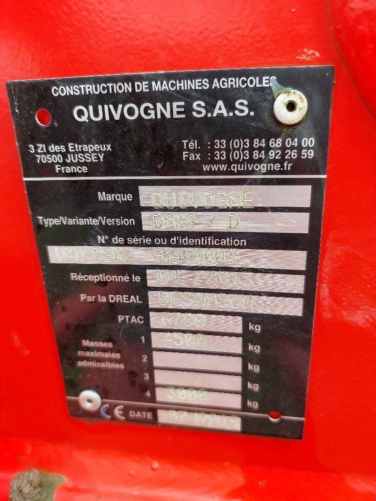 Grubber typu Quivogne DISCOCROP - 4 M., Gebrauchtmaschine v DIFFENBACH-LES-HELLIMER (Obrázek 7)
