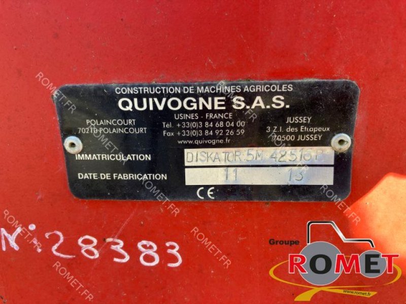 Grubber tip Quivogne DISKATOR   5M, Gebrauchtmaschine in Gennes sur glaize (Poză 1)