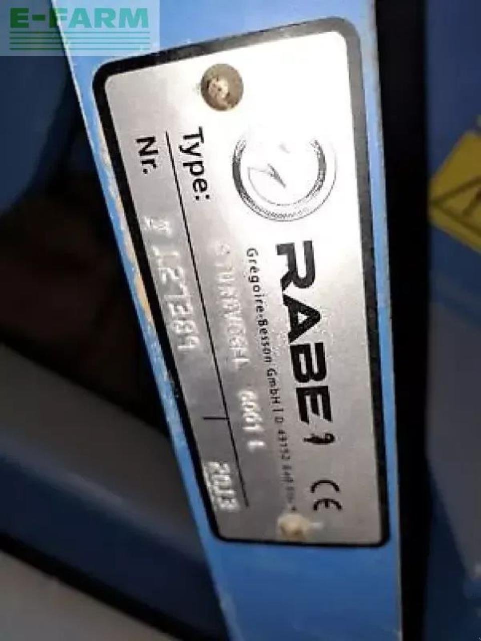 Grubber typu Rabe sturmvogel 6001 l, Gebrauchtmaschine v MARLENHEIM (Obrázek 9)