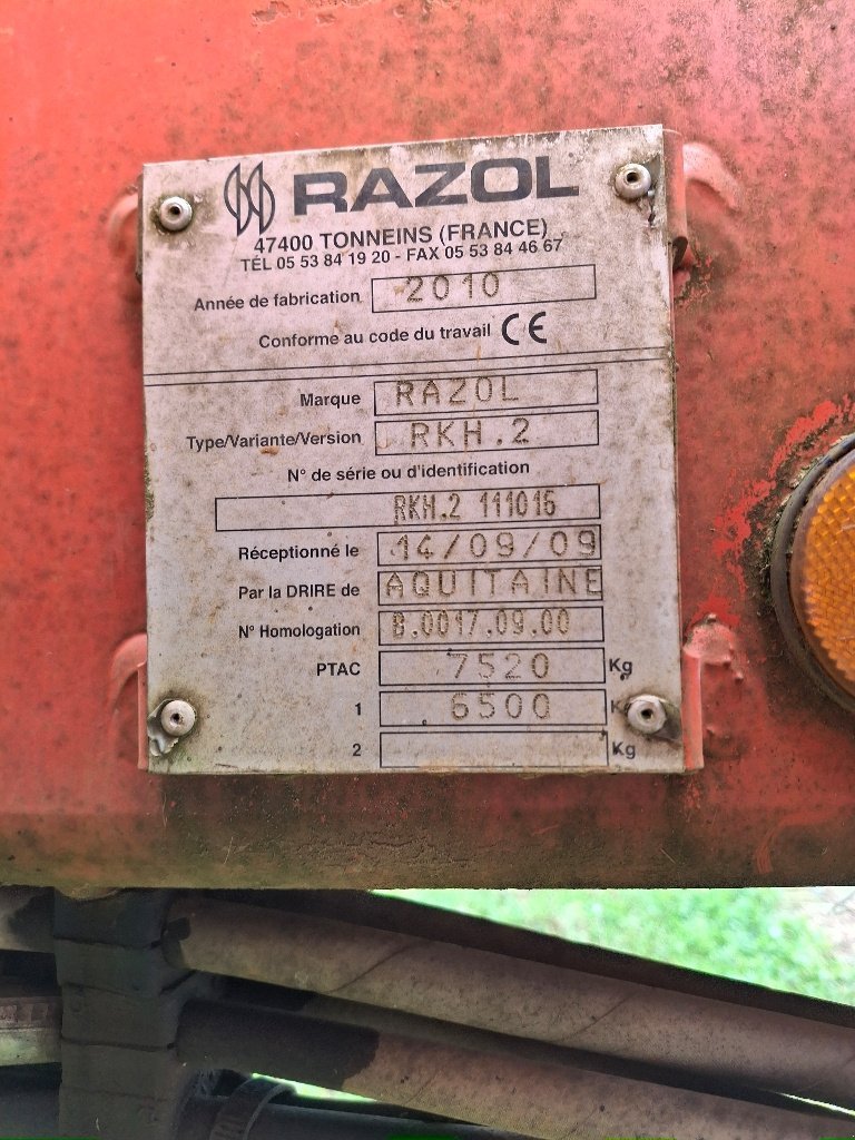 Grubber del tipo Razol RKH.2 - 40 DISQUES, Gebrauchtmaschine en BRAS SUR MEUSE (Imagen 5)