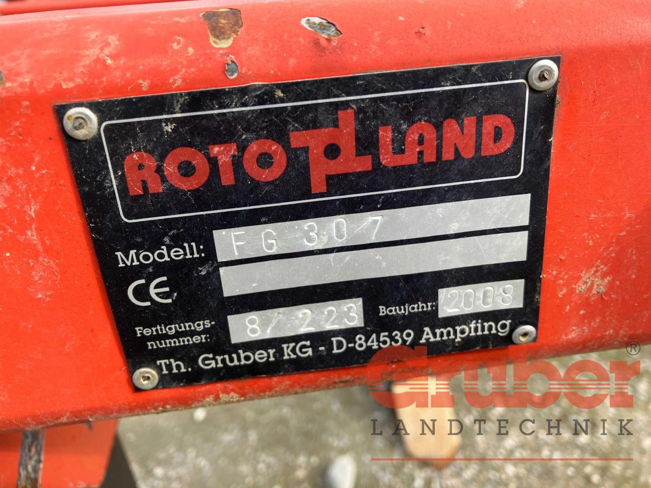 Grubber του τύπου Rotoland FG 307, Gebrauchtmaschine σε Ampfing (Φωτογραφία 5)
