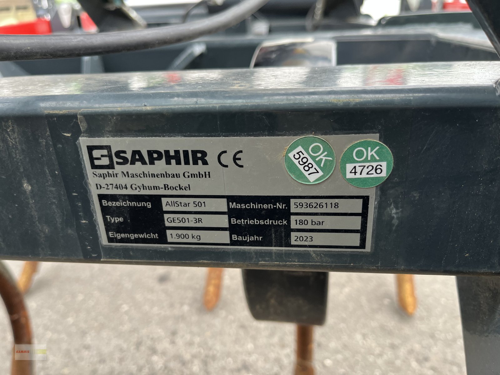 Grubber des Typs Saphir Allstar 501 Profi PREISREDUZIERT, Gebrauchtmaschine in Langenau (Bild 11)