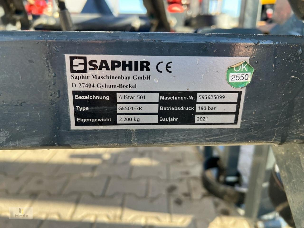 Grubber del tipo Saphir AllStar 501, Gebrauchtmaschine en Neuhof - Dorfborn (Imagen 6)