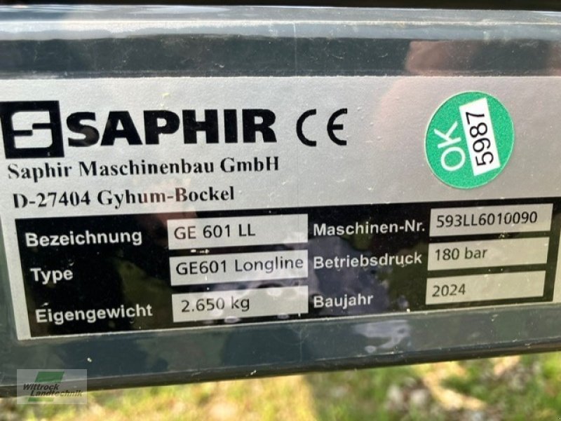 Grubber des Typs Saphir Allstar 601 Longline, Neumaschine in Rhede / Brual (Bild 2)