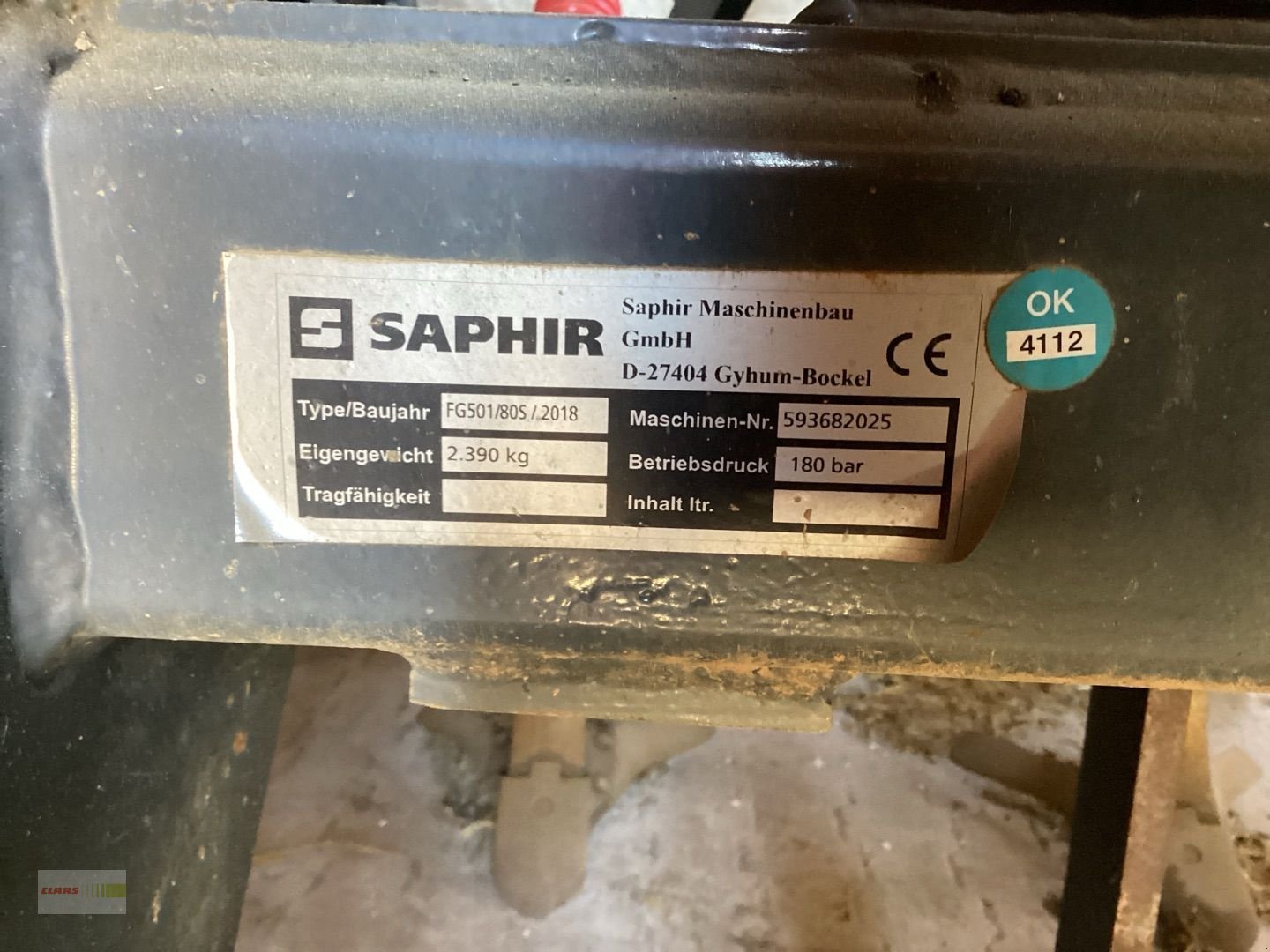 Grubber typu Saphir FG 501, Gebrauchtmaschine v Langenau (Obrázek 5)