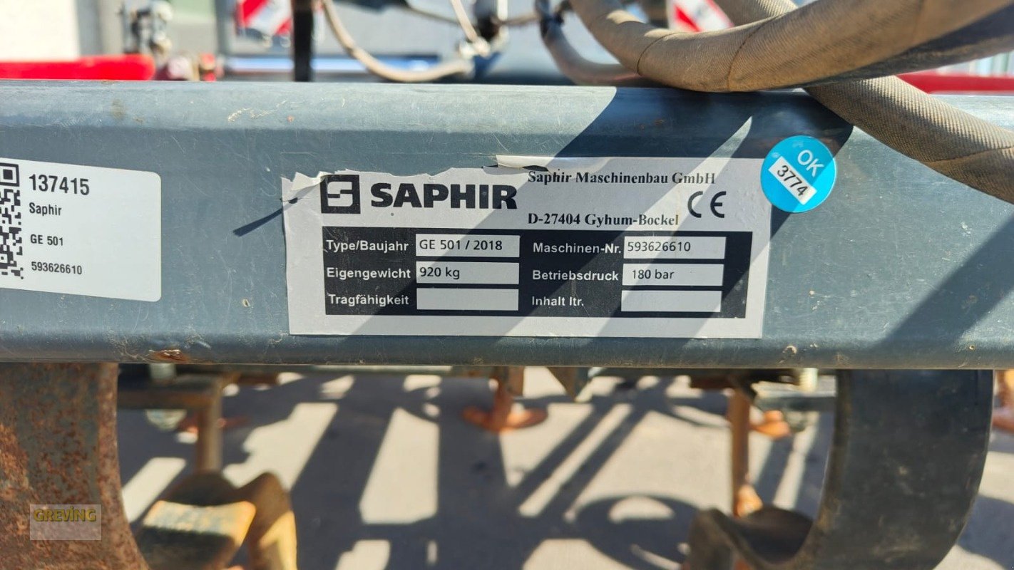 Grubber типа Saphir GE 501, Gebrauchtmaschine в Euskirchen (Фотография 11)