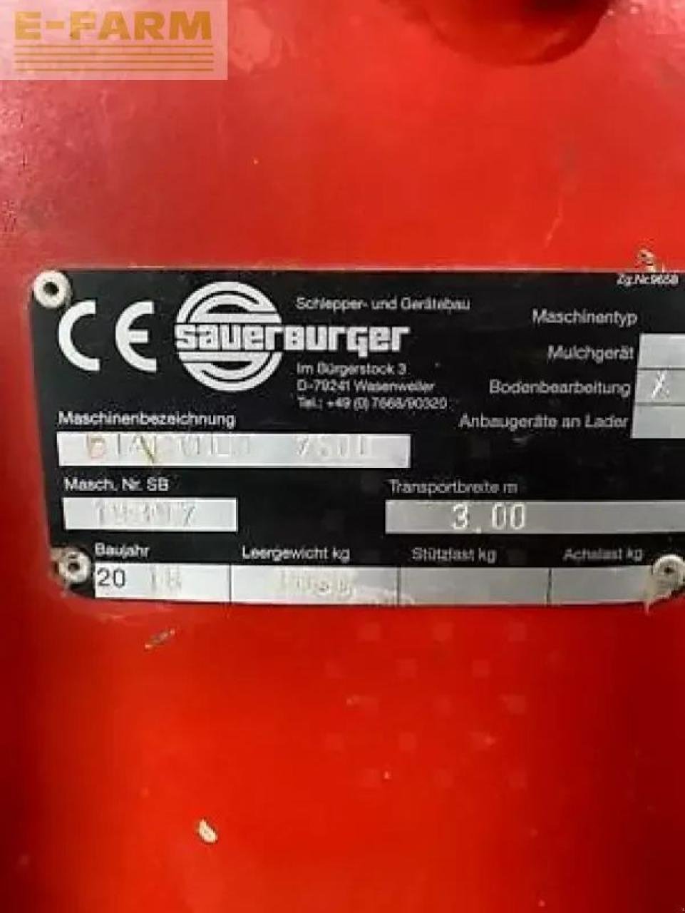Grubber za tip Sauerburger diabolo 752, Gebrauchtmaschine u MARLENHEIM (Slika 8)