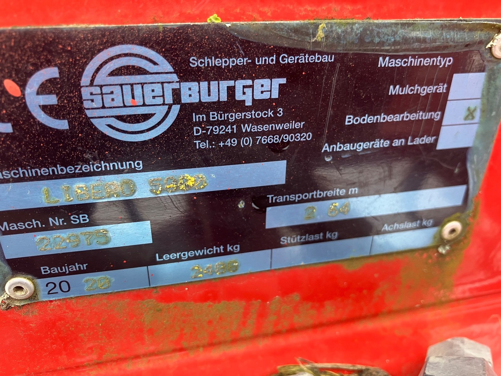 Grubber tipa Sauerburger Libero 5000, Gebrauchtmaschine u Biebelried (Slika 6)