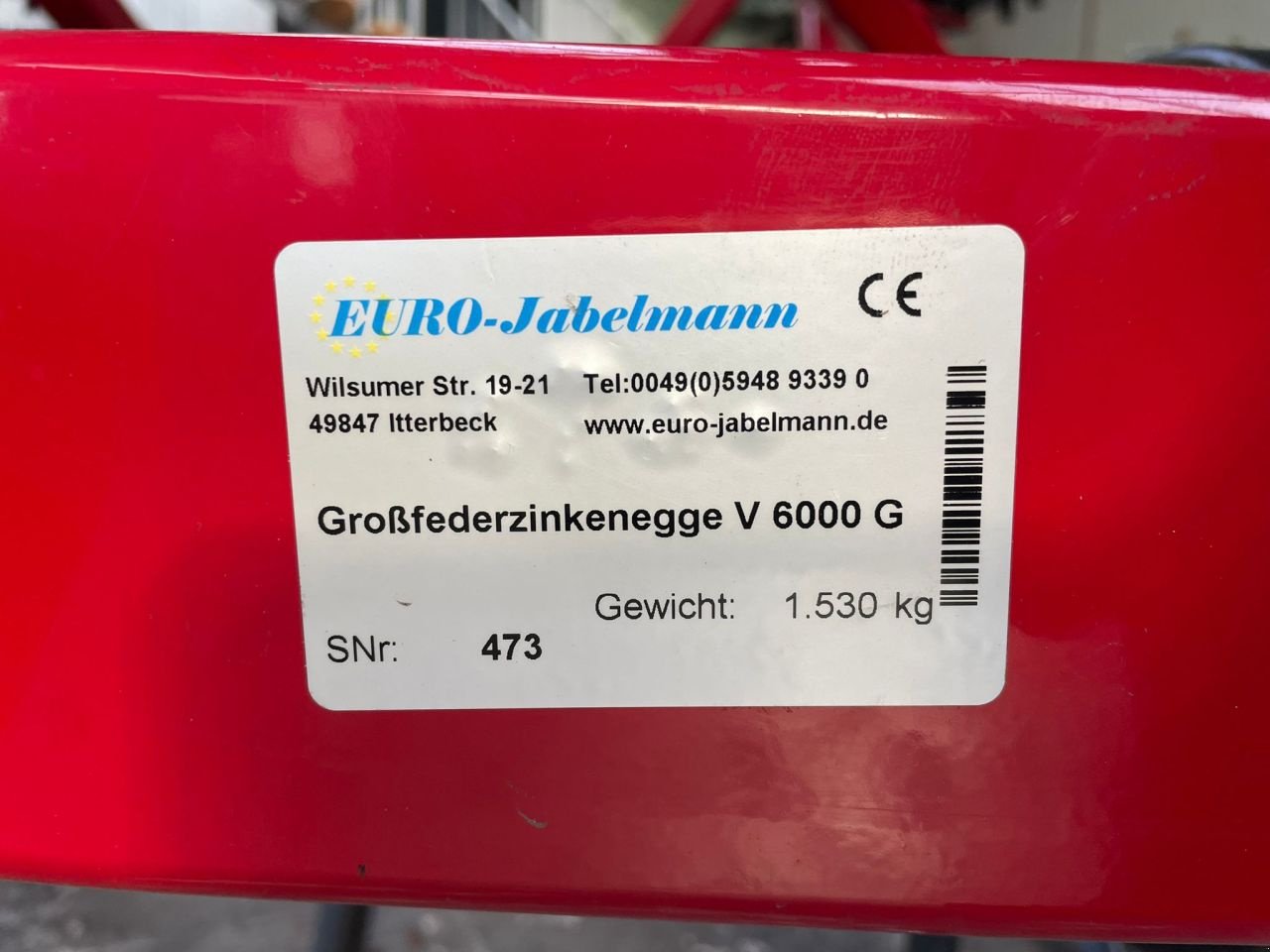 Grubber typu Sonstige Euro Jabelmann 6 meter triltand nieuw 2025, Gebrauchtmaschine v Vriezenveen (Obrázek 9)