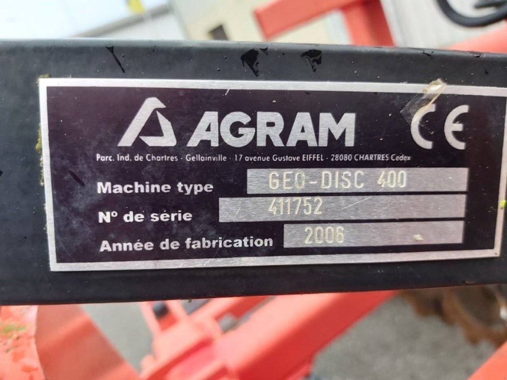 Grubber des Typs Sonstige GEODISC 400, Gebrauchtmaschine in VERT TOULON (Bild 10)