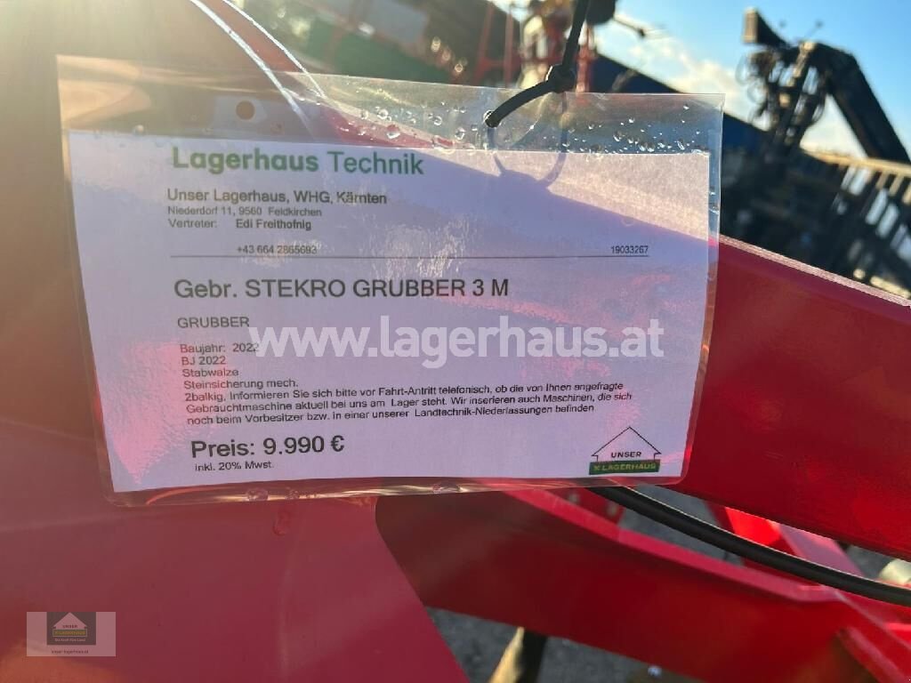 Grubber des Typs Sonstige GRUBBER 3 M, Gebrauchtmaschine in Klagenfurt (Bild 8)