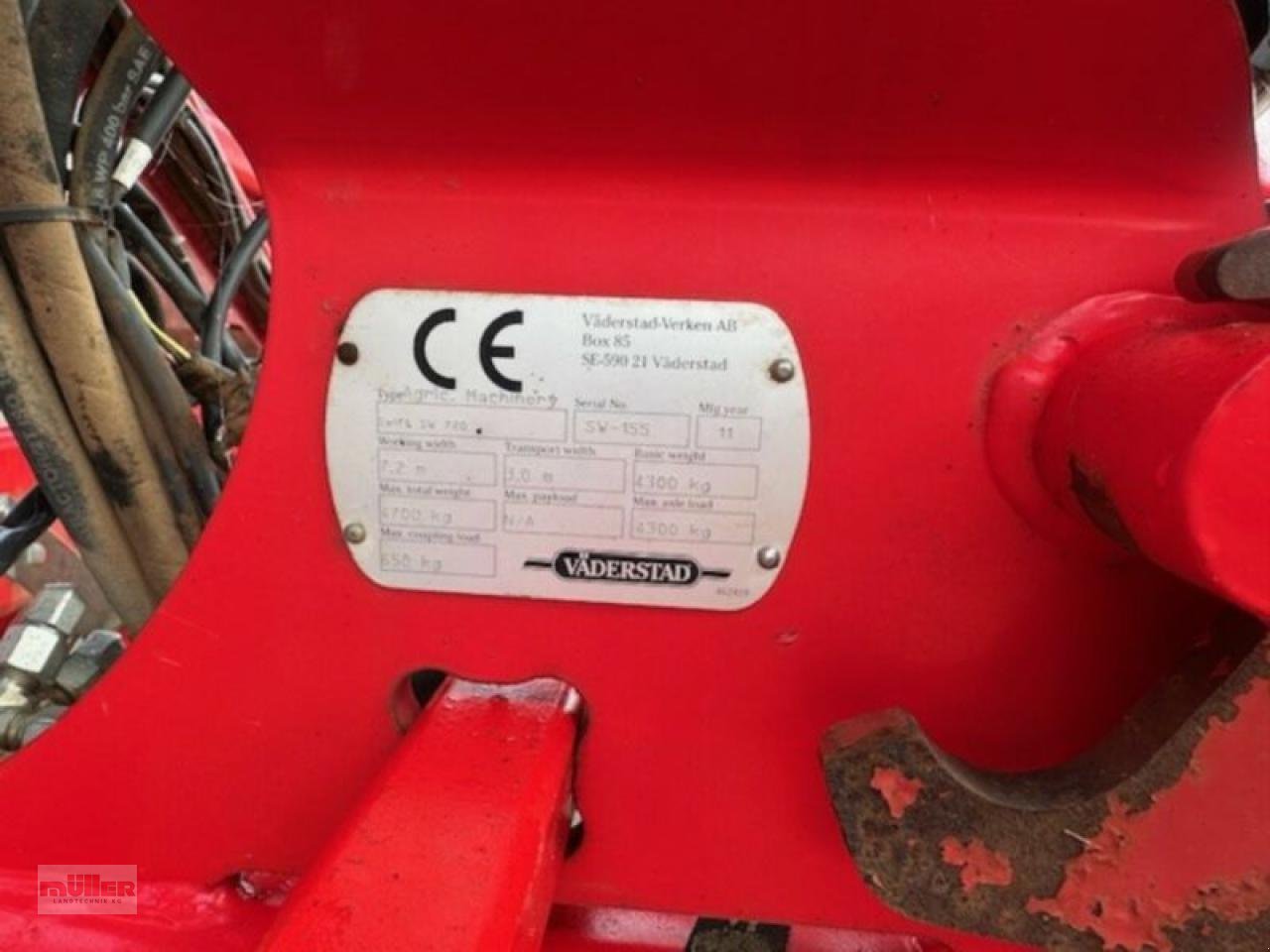 Grubber Türe ait Sonstige Väderstad Swift 720, Gebrauchtmaschine içinde Holzhausen (resim 7)