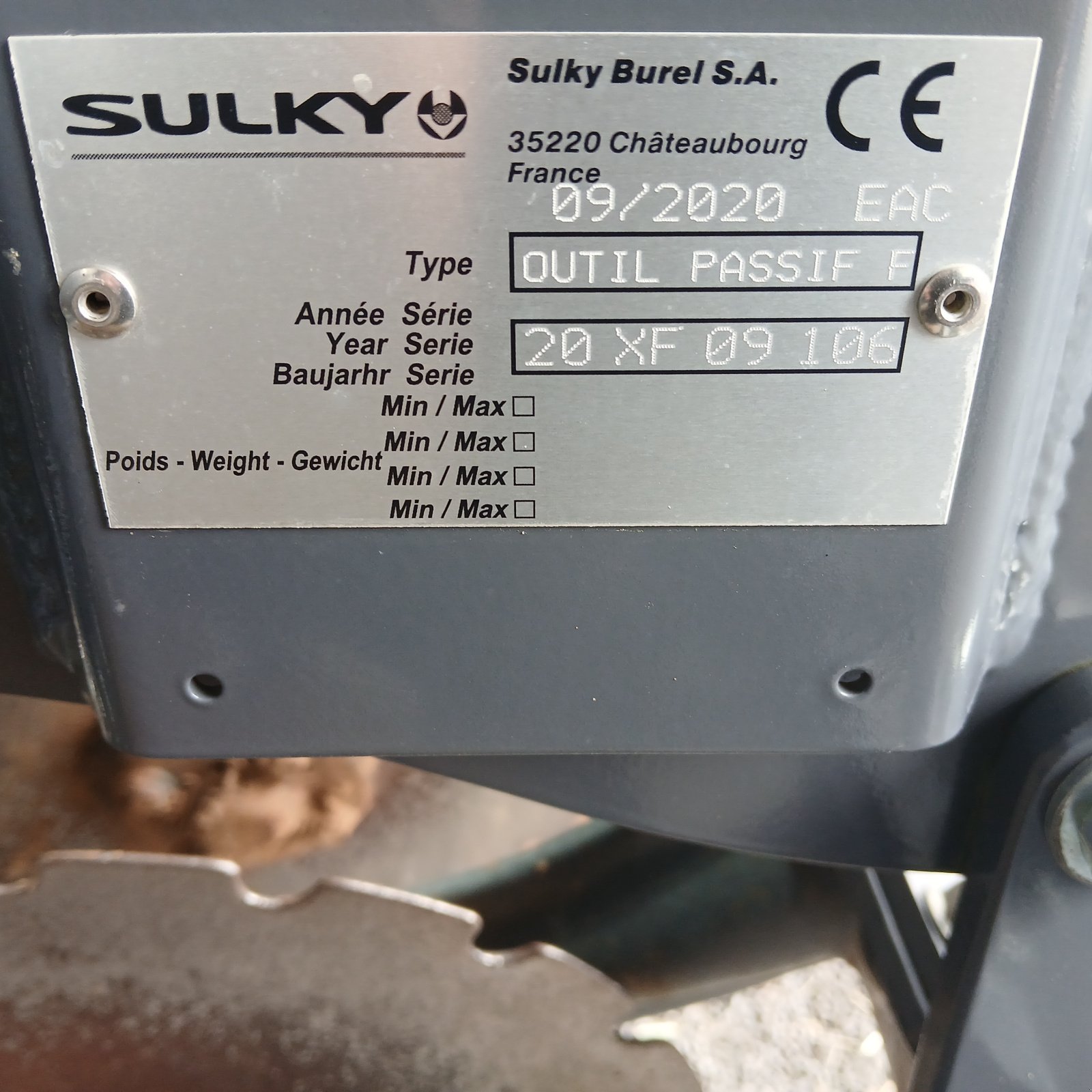 Grubber typu Sulky 3M, Gebrauchtmaschine v HERLIN LE SEC (Obrázek 6)