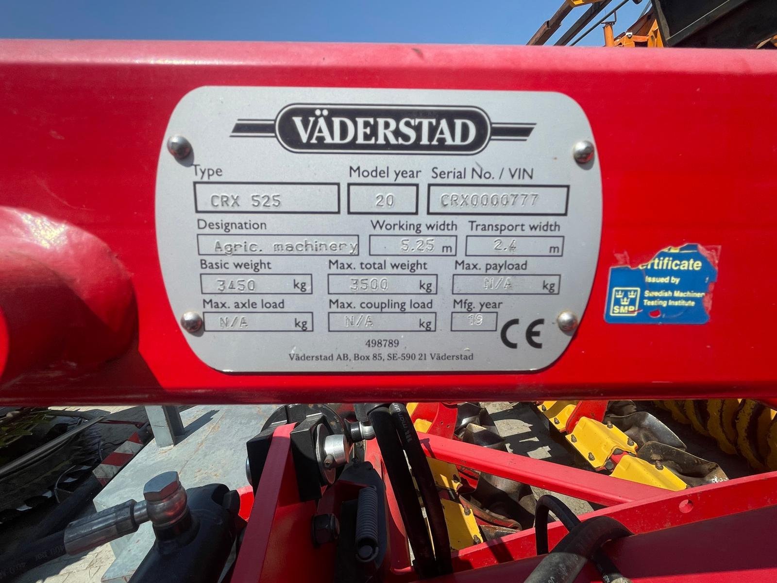 Grubber типа Väderstad Carrier X 525, Gebrauchtmaschine в Rheinhausen (Фотография 4)