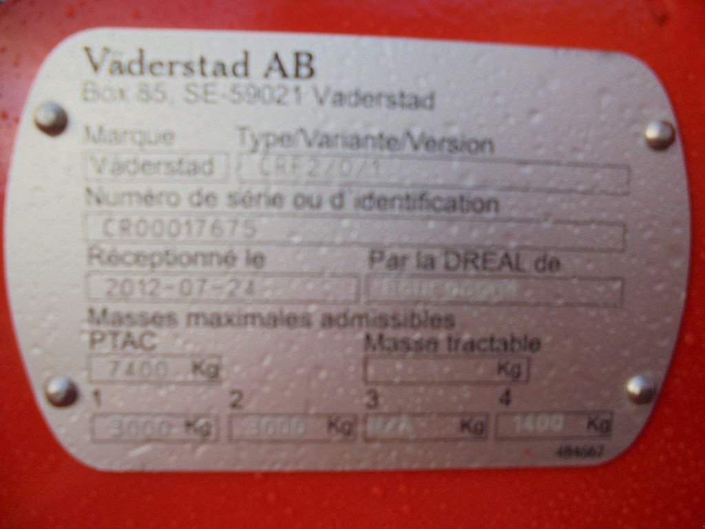 Grubber des Typs Väderstad CR 650, Gebrauchtmaschine in AUTHON (Bild 9)