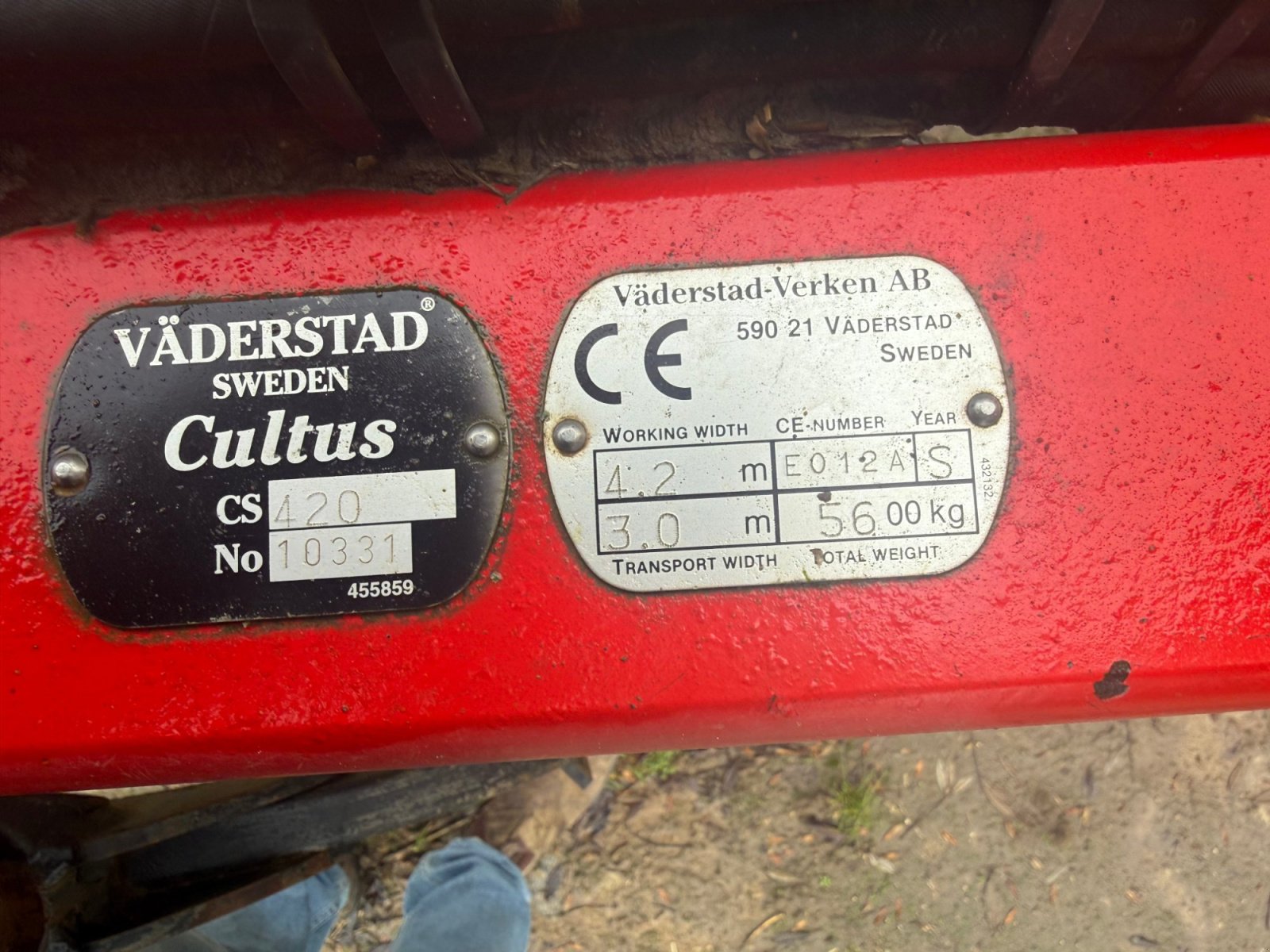 Grubber του τύπου Väderstad Cultus CS 420, Gebrauchtmaschine σε Sophienhof (Φωτογραφία 4)