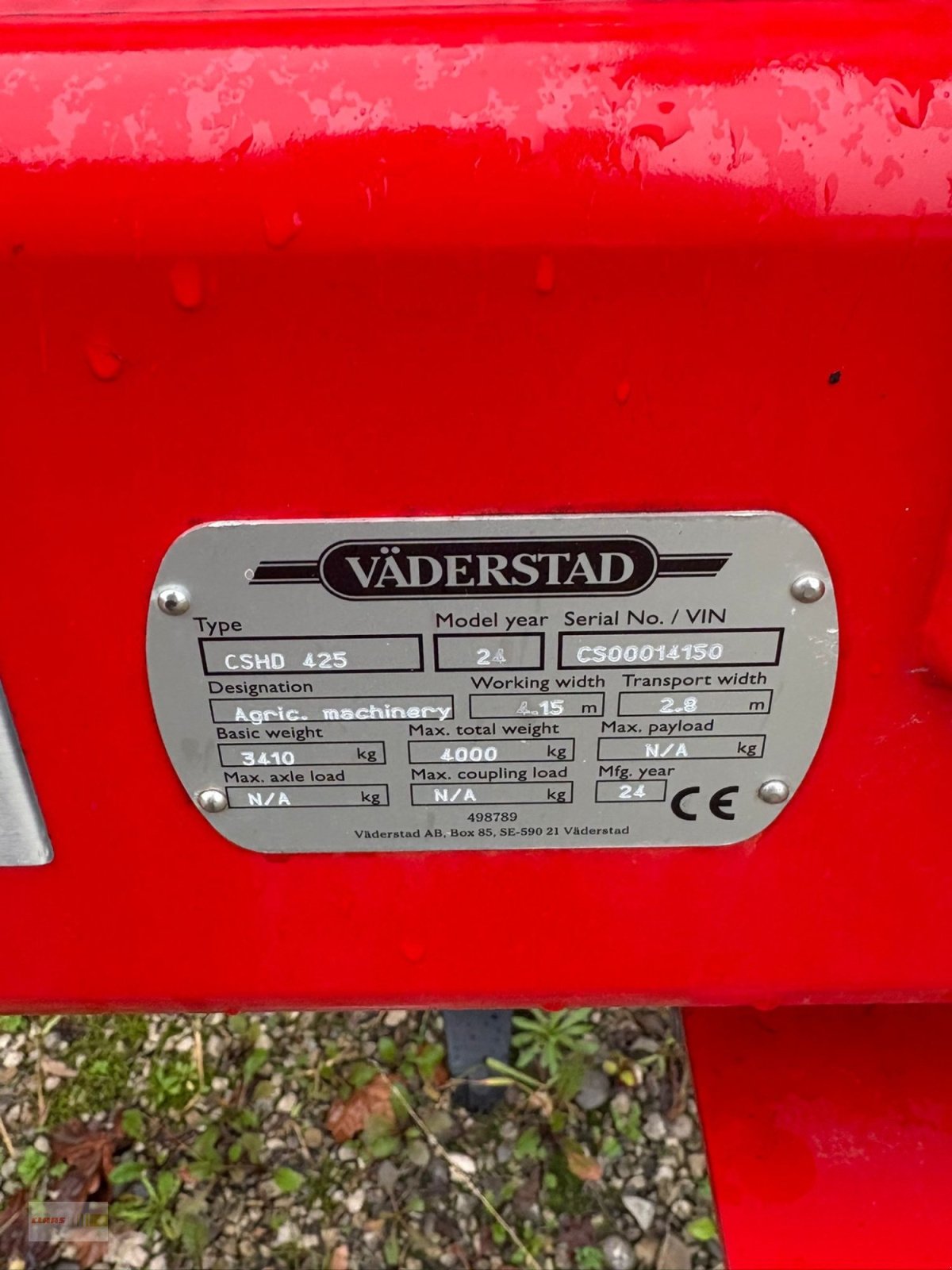 Grubber of the type Väderstad Cultus HD 425, Gebrauchtmaschine in Dasing (Picture 9)