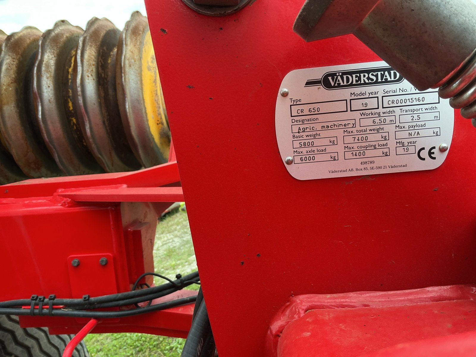 Grubber типа Väderstad DECHAUMEUR, Gebrauchtmaschine в ST CLEMENT DE LA PLACE (Фотография 10)