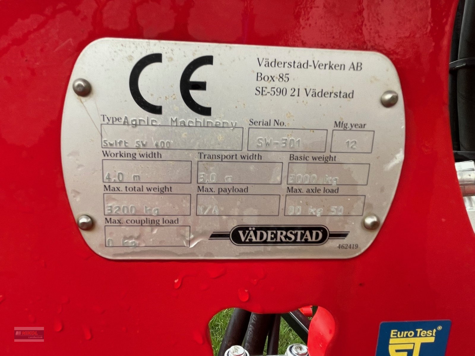 Grubber tip Väderstad Swift 400, Gebrauchtmaschine in Lichtenfels (Poză 15)