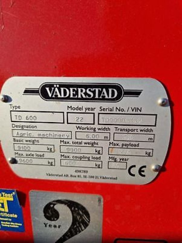 Grubber типа Väderstad TOP DOWN 600, Gebrauchtmaschine в Monferran-Savès (Фотография 21)