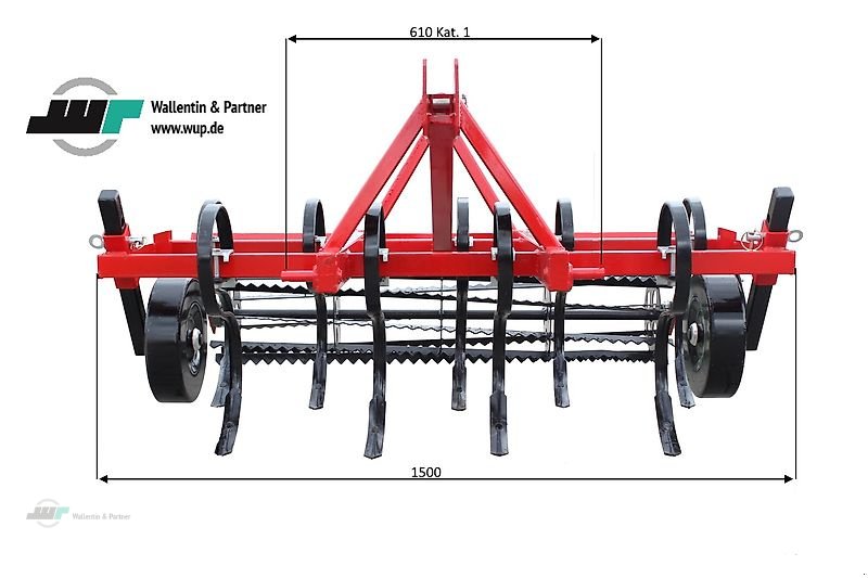 Grubber tipa Wallentin & Partner Grubber 1,50 m Feingrubber mit Krümelwalze Kleintraktor ab 25 PS, Neumaschine u Wesenberg (Slika 4)