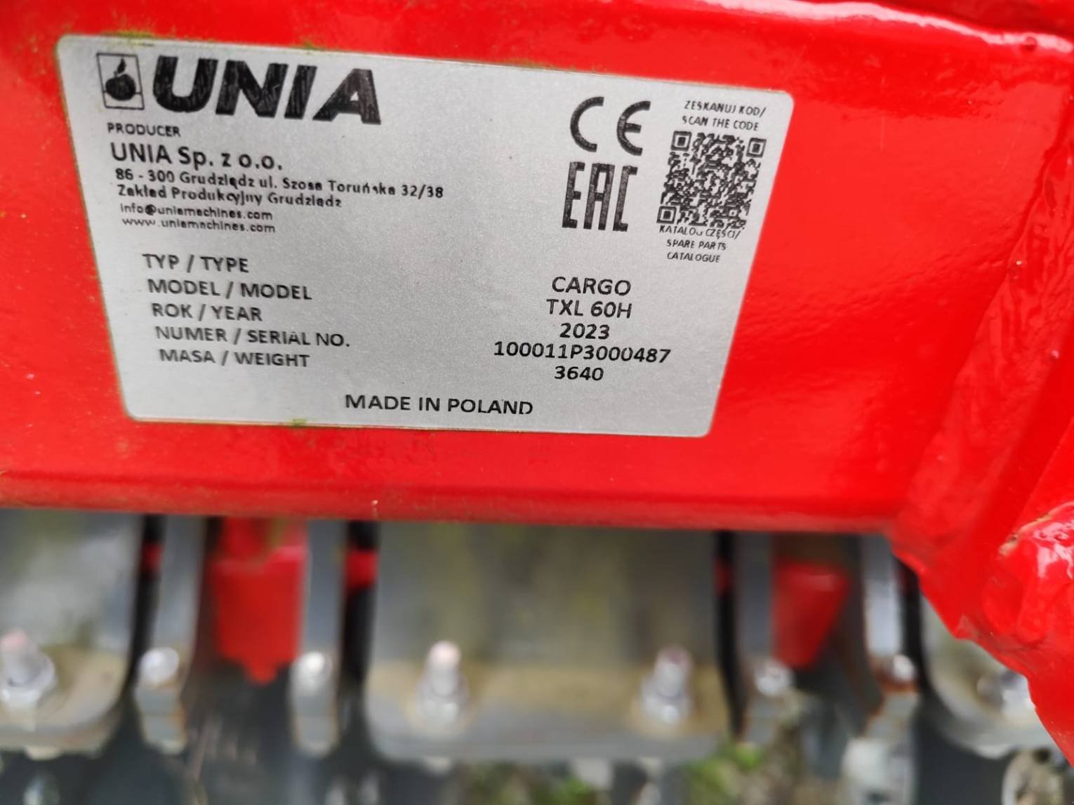 Grubber tip ZANDT Cargo TXL 60, Gebrauchtmaschine in Le Horps (Poză 7)