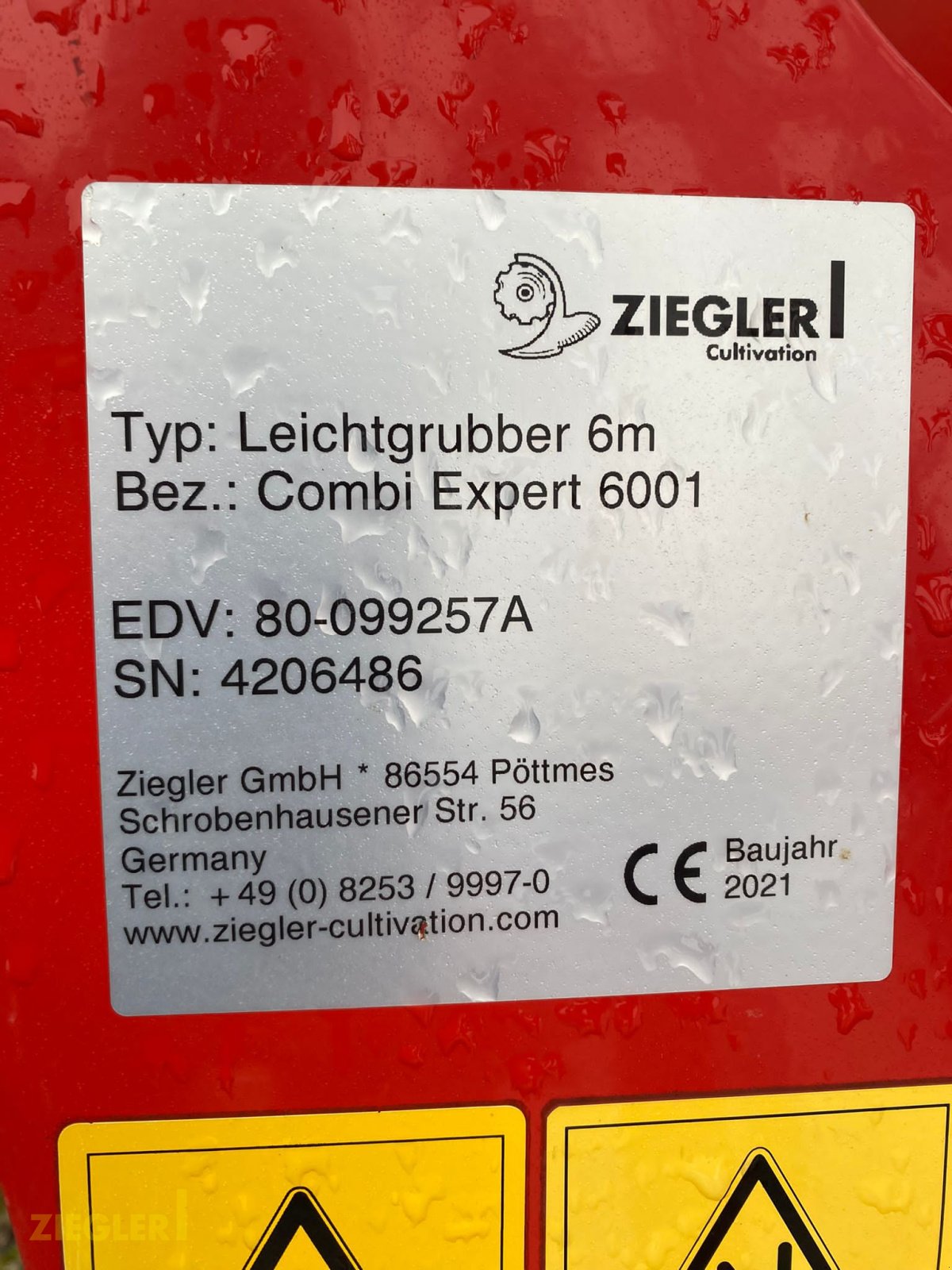 Grubber des Typs Ziegler Combi Expert 6001, Gebrauchtmaschine in Pöttmes (Bild 4)