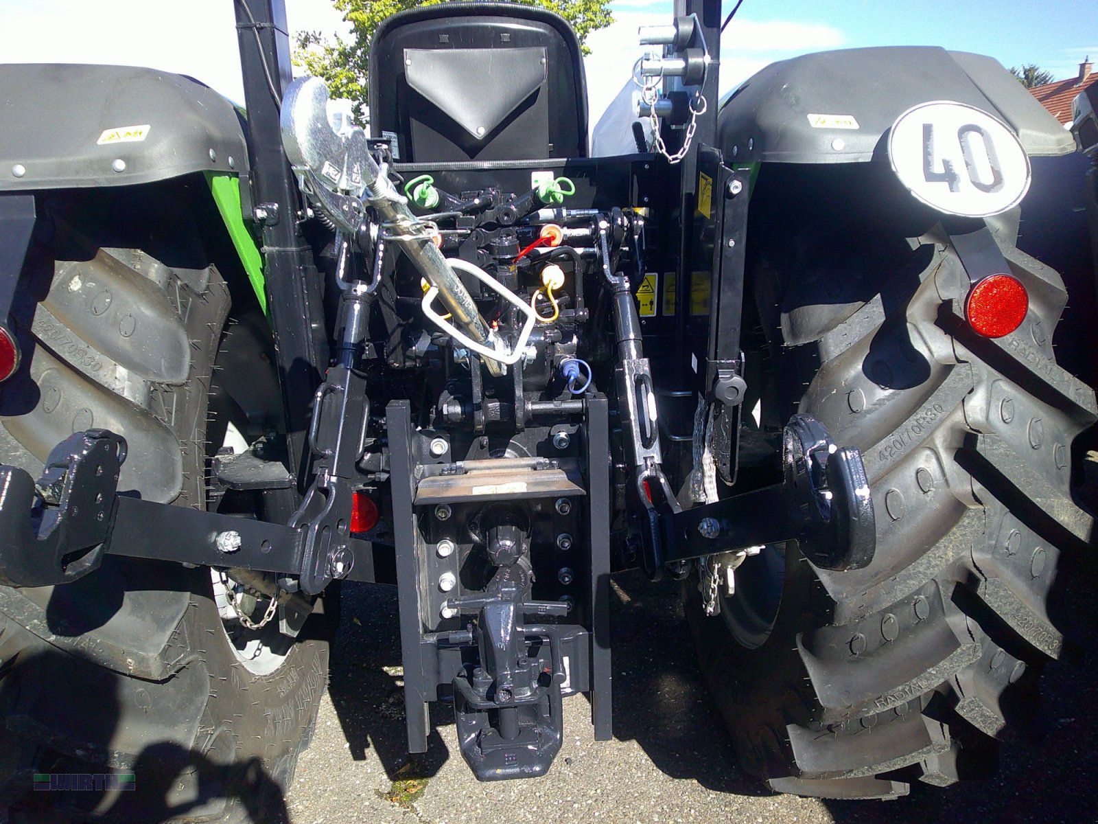 Grünlandtraktor des Typs Deutz-Fahr 4080 E "Sonderpreis im November", Neumaschine in Buchdorf (Bild 4)