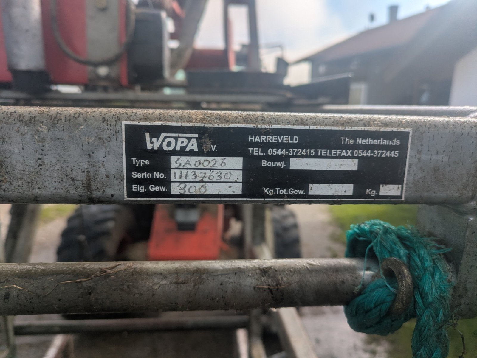 Grünlandtraktor typu WOPA 310, Gebrauchtmaschine w Großweil (Zdjęcie 2)